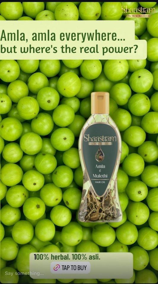 Shaastram 180ml Amla&Mulethi