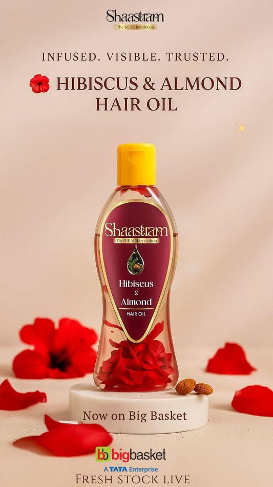 Shaastram Hibiscus & Almond 180ml