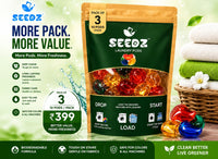 Seedz Laundry Pods — Pack of 3 (10 pods)