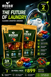 Seedz Laundry Pods — Pack of 2 (30 pods)