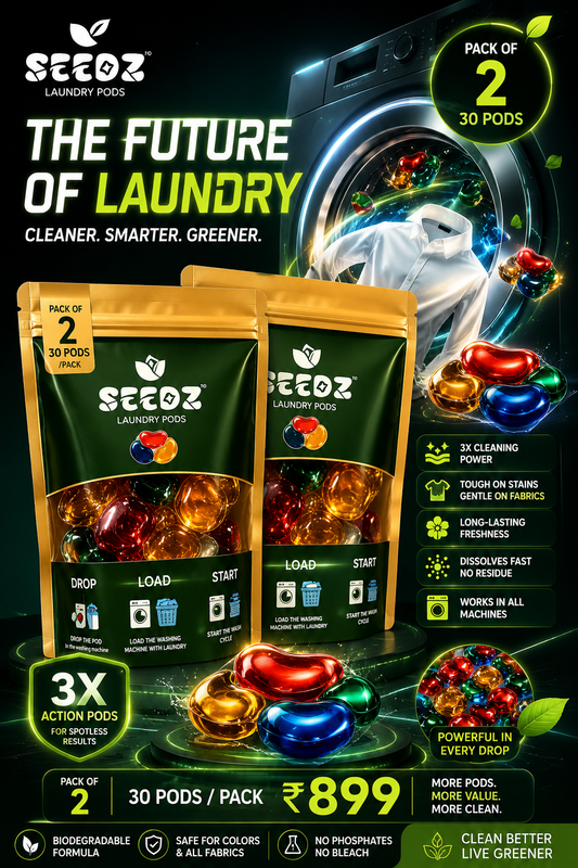 Seedz Laundry Pods — Pack of 2 (30 pods)